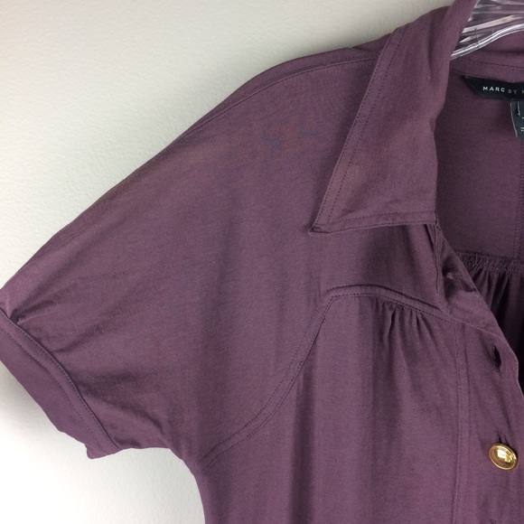 X Marc by Marc Jacobs purple tunic top - Picture 3 of 6